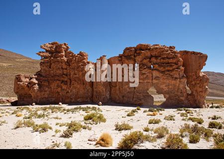 Formazioni rocciose a Ciudad de la Rocas, distretto di Potosí, Bolivia Foto Stock