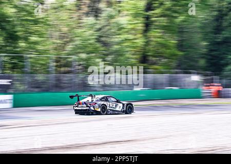 Monza, Italia. 22nd Apr, 2023. Prove libere, accreditamento: Gruppo di pubblicazione di mezzi in tensione/Alamy notizie in tensione Foto Stock