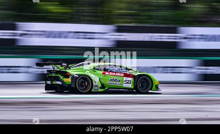 Monza, Italia. 22nd Apr, 2023. Prove libere, accreditamento: Gruppo di pubblicazione di mezzi in tensione/Alamy notizie in tensione Foto Stock