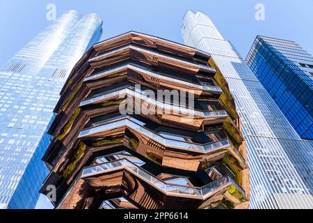 New York City, USA - 18 agosto 2022: Nave a New York City, USA. Foto Stock