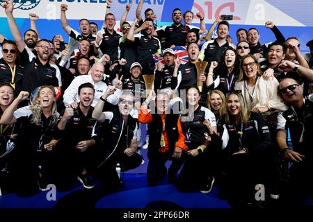 Berlino, Germania. 22nd Apr, 2023. 4// - durante la Formula e Round 7 - Berlin e-Prix a Berlino, Germania. (Foto di Andrew Ferraro/Motorsport Images/Sipa USA) Credit: Sipa USA/Alamy Live News Foto Stock