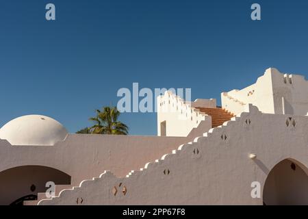Architettura tradizionale di Sharm el Sheikh in Egitto. Foto Stock