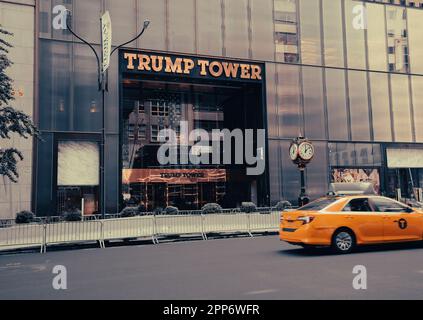 La Trump Tower a Manhattan, New York City Foto Stock