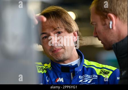 Monza, Italia. 22nd Apr, 2023. Team WRT Augusto Farfus BMW M4 GT3 Pro durante Fanatec GT World Challenge Europe, Grand Tourism a Monza, Italia, aprile 22 2023 Credit: Independent Photo Agency/Alamy Live News Foto Stock