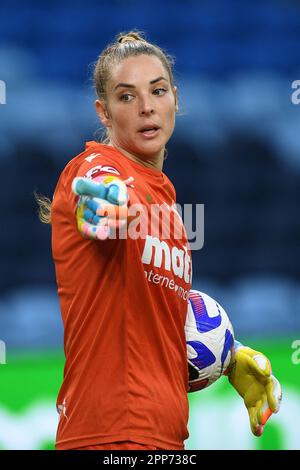 Sydney, NSW, Australia. 22nd Apr, 2023. Aprile 22, 2023, Sydney Australia, Casey Dumont in cerca di una partita di Finale preliminare delle donne di a-League allo stadio Allianz, Sydney, Australia (Credit Image: © Danish Ravi/ZUMA Press Wire) SOLO PER USO EDITORIALE! Non per USO commerciale! Foto Stock