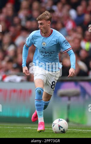 Wembley Stadium, Londra, Regno Unito. 22nd Apr, 2023. Fa Cup semi Final Football, Manchester City contro Sheffield United; Cole Palmer of Manchester City Credit: Action Plus Sports/Alamy Live News Foto Stock