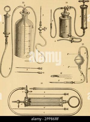 "Registro alfabetico illustrato degli strumenti veterinari, dei modelli anatomici, dei libri, &c." (1881) Foto Stock