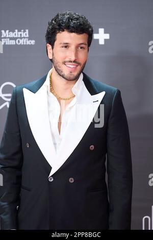 22 aprile 2023, Madrid, Madrid, Spagna: Sebastian Yatra partecipa ai premi Platino 10th per il cinema Iberoamericano 2023 Rec Carpet al Palacio Municipal de Congresos-IFEMA Madrid il 22 aprile 2023 a Madrid, Spagna (Credit Image: © Jack Abuin/ZUMA Press Wire) SOLO PER USO EDITORIALE! Non per USO commerciale! Foto Stock