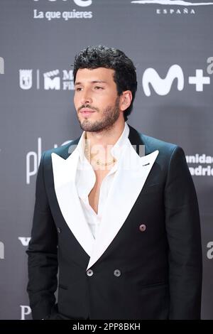 22 aprile 2023, Madrid, Madrid, Spagna: Sebastian Yatra partecipa ai premi Platino 10th per il cinema Iberoamericano 2023 Rec Carpet al Palacio Municipal de Congresos-IFEMA Madrid il 22 aprile 2023 a Madrid, Spagna (Credit Image: © Jack Abuin/ZUMA Press Wire) SOLO PER USO EDITORIALE! Non per USO commerciale! Foto Stock