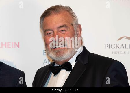 Calcar, Germania. 22nd Apr, 2023. Harry WIJNVOORD, presentatore, The Golden Sun 2023, il 22 aprile 2023 a Wunderland Kalkar, credito: dpa/Alamy Live News Foto Stock