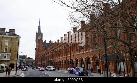 Stazione di St Pancras, Londra, Regno Unito Foto Stock