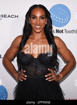 22 aprile 2023, Beverly Hills, California, Stati Uniti: Annemarie Wiley partecipa al Homeless Not Toothless 2023 Hollywood Gala. (Credit Image: © Billy Bennight/ZUMA Press Wire) SOLO PER USO EDITORIALE! Non per USO commerciale! Foto Stock