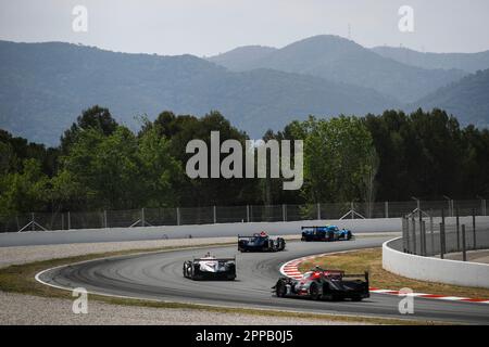 Montmelo, Spagna. 23rd Apr, 2023. Azione durante la 4 ore di Barcellona 2023, 1st° round della 2023 European le Mans Series sul circuito di Barcellona-Catalunya dal 21 al 23 aprile 2023 a Montmelo, Spagna - Foto Xavi Bonilla/DPPI Credit: DPPI Media/Alamy Live News Foto Stock