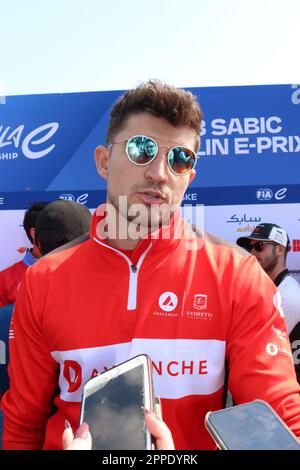 Berlino, Germania. 22nd Apr, 2023. BERLINO, GERMANIA - APRILE 22: #27, Jake DENNIS (GBR), Avalanche Andretti Formula e Team, Porsche 99X Electric si vede durante il Campionato ABB FIA Formula e - 2023 SABIC Berlin e-Prix Round 7 il 22 Aprile 2023 a Berlino, Germania. Formel e, Motorsport, Formel e Weltmeisterschaft. Foto & copyright di Norbert NICKELS/ATP images (NICKELS Norbert/ATP/SPP) Credit: SPP Sport Press Photo. /Alamy Live News Foto Stock