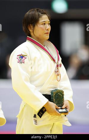 Kanagawa, Giappone. 23rd Apr, 2023. Mao Izumi JUDO : 2023 Coppa delle imperatrici tutti i campionati giapponesi di Judo femminile cerimonia di premiazione a Yokohama Budokan a Kanagawa, Giappone . Credit: Naoki Morita/AFLO SPORT/Alamy Live News Foto Stock