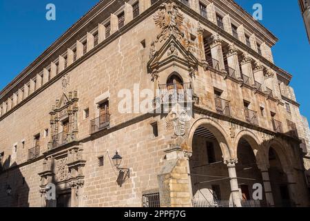 San Carlos Palace in Trujillo, un comune spagnolo della provincia di Caceres Foto Stock