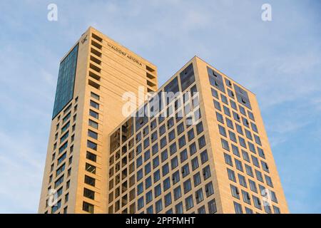 Waldorf Astoria Hotel grattacielo a Berlino Foto Stock