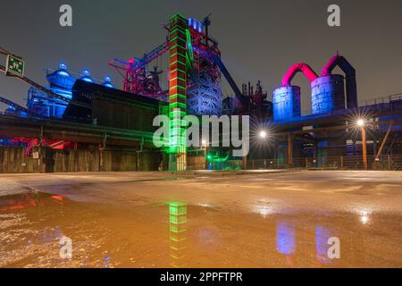 Vecchia acciaieria, Duisburg, Germania Foto Stock