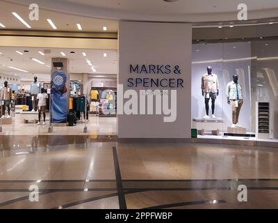 Negozio Marks and Spencer a Praga, repubblica Ceca Foto Stock