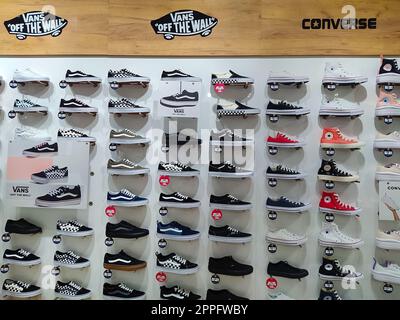 Converse sneakers a Praga, in ceco Foto Stock