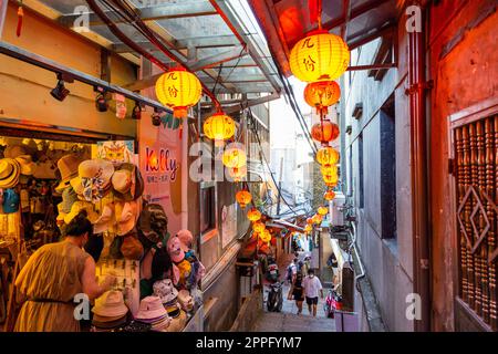 Jiufen, Taiwan 07 agosto 2022: Jiufen Old Street a Taiwan Foto Stock