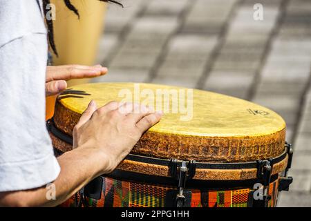 Immagine del tamburo (bango) Foto Stock