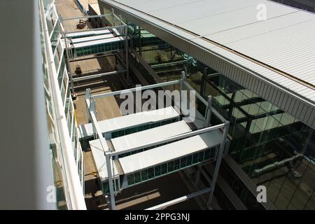 Terminal delle navi da crociera Royal Carribbean di Miami Foto Stock