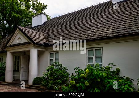 Casa padronale di Zelazowa Wola - il luogo di nascita di Frdric Chopin - Zelazowa Wola. Masovia, Polonia Foto Stock