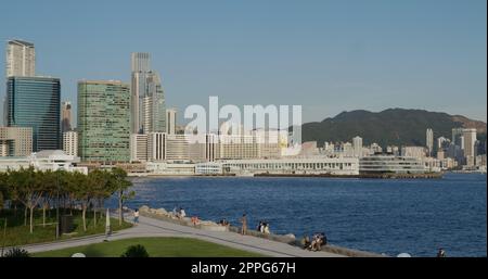 Hong Kong 17 settembre 2021: Art Park, West Kowloon Cultural District Foto Stock