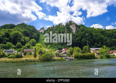 Castello di Eggersberg nella valle Altmuehltal Foto Stock