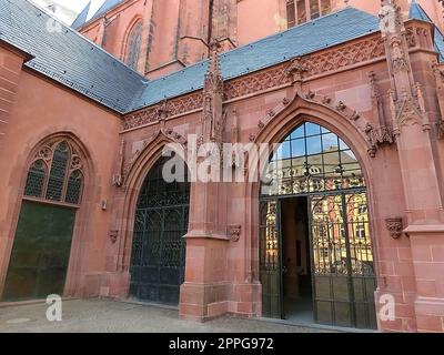 Cattedrale di Francoforte a Francoforte sul meno, Germania Foto Stock