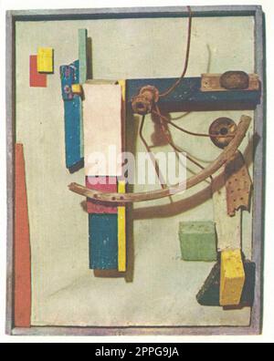 Small Sailors' Home, 1926, assemblaggio. Il lavoro di Kurt Schwitters. Foto Stock