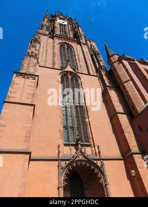 Cattedrale di Francoforte a Francoforte sul meno, Germania Foto Stock