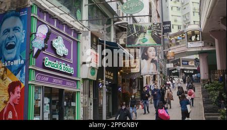 Centrale, Hong Kong 09 febbraio 2021: Lyndhurst Terrace a Hong Kong Foto Stock