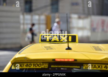 Taxi a Vienna, Austria Foto Stock