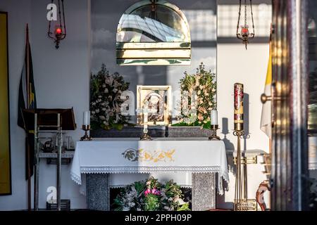 Rio de Janeiro - 10 marzo 2022: Statua del Cristo Redentore cappella a Rio de Janeiro Foto Stock