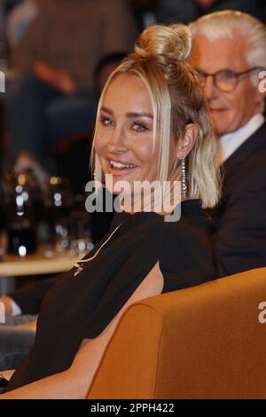 Sarah Connor, 3nach9 talk show dagli studi di radio Bremen, Brema, 25.11.2022 Foto Stock