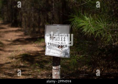 Accedi alla Kisatchie National Forest Foto Stock