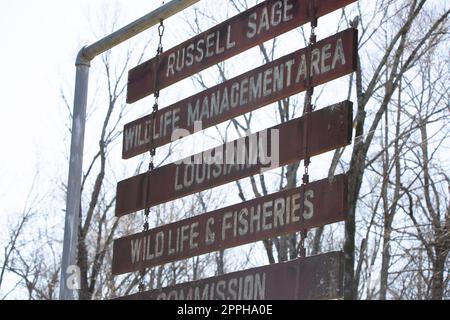 Russell Sage Wildlife Management area Foto Stock