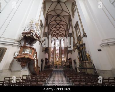 Cattedrale di San Pietro e Paolo a Brno Foto Stock