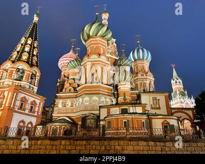 La Cattedrale di San Basilio a Mosca Foto Stock