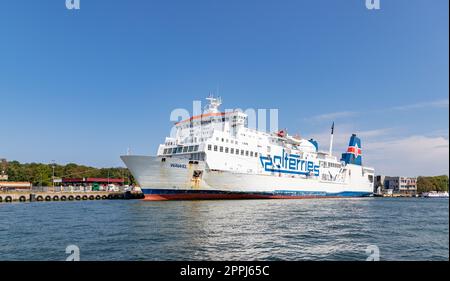 Nave passeggeri e Ro-Ro Cargo Foto Stock