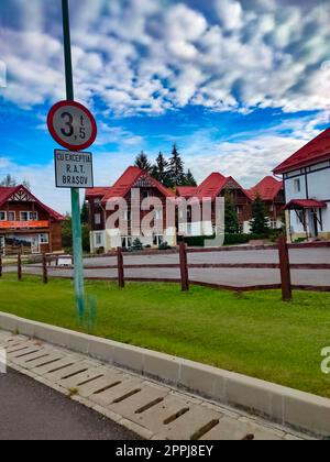 Poiana Brasov, Romania - 26 settembre 2022: Località di Monterai Foto Stock