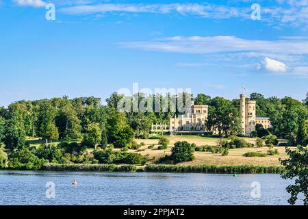 Il Palazzo Babelsberg era la residenza estiva dell'imperatore tedesco Guglielmo I.. Foto Stock