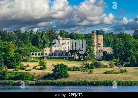 Il Palazzo Babelsberg era la residenza estiva dell'imperatore tedesco Guglielmo I.. Foto Stock