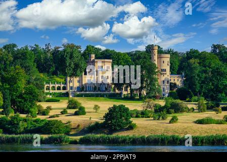 Il Palazzo Babelsberg era la residenza estiva dell'imperatore tedesco Guglielmo I.. Foto Stock