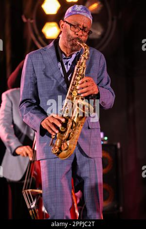 Kenny Garrett Quintet al Summer Jazz Festival di Cracovia, Polonia Foto Stock