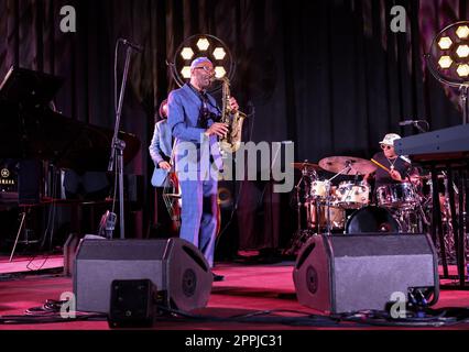 Kenny Garrett Quintet al Summer Jazz Festival di Cracovia, Polonia Foto Stock