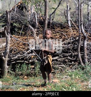 Popolo Himba Foto Stock