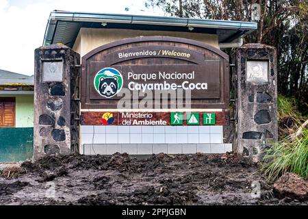 Ecuador - Ottobre 5. 2022: Riserva ecologica Cayambe Coca in Ecuador Foto Stock